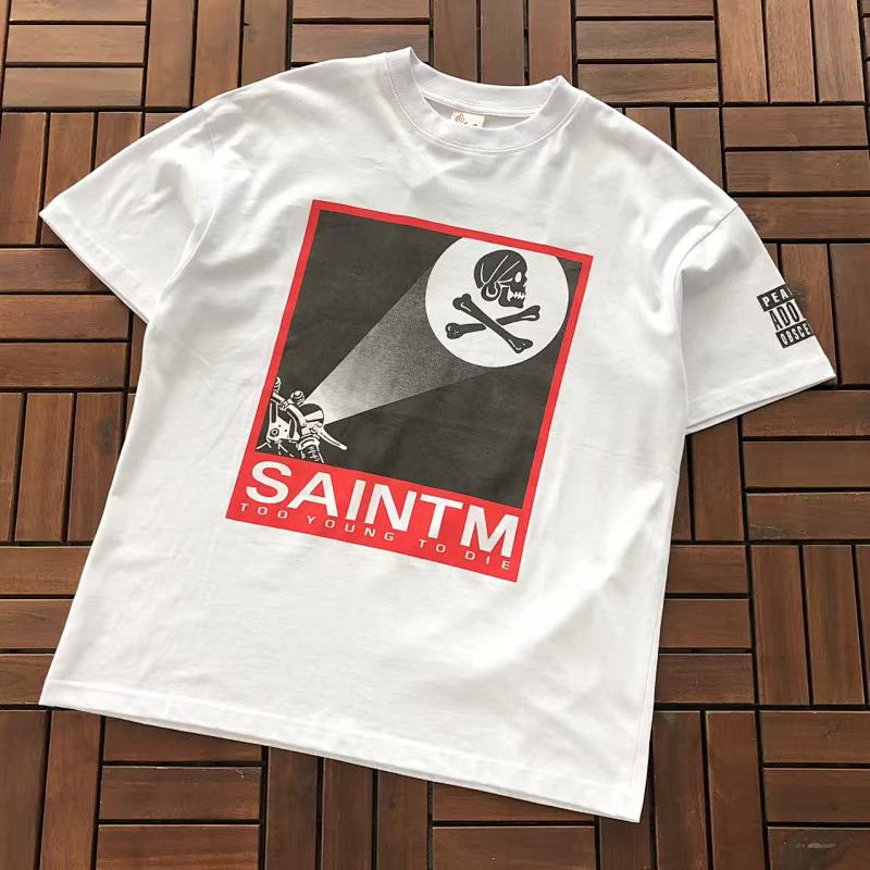 SAINT MICHAEL T-SHIRT 55041327 (im 185CM 70KG iwear size S in the photo)