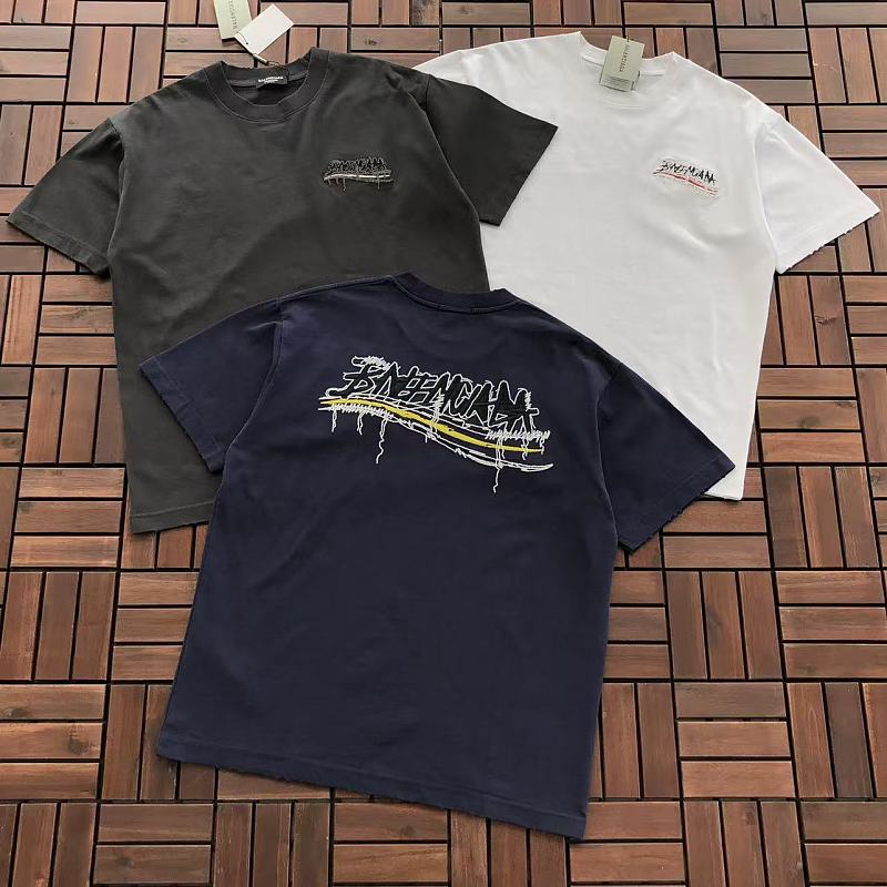 BALENCIAGA T-SHIRT 55042604 (im 185CM 80KG iwear size M in the photo)