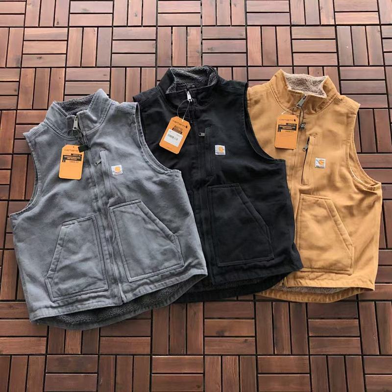 CARHARTT VEST FLEECE 44121207 (im 176CM 58KG iwear size M in the photo)