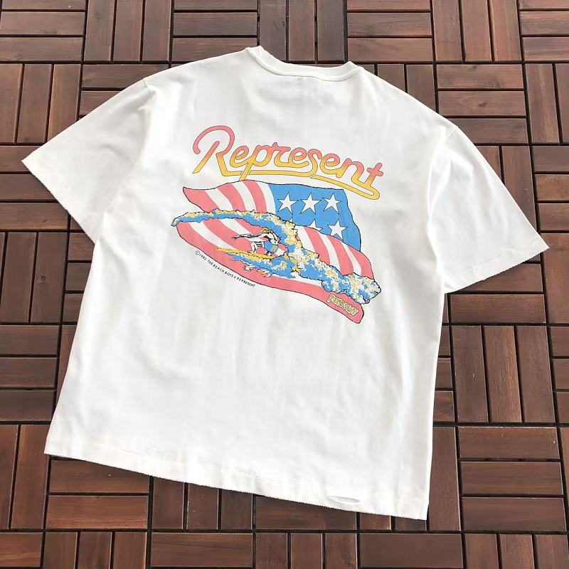 REPRESENT T-SHIRT 55073040 (im 185CM 70KG iwear size S in the photo)