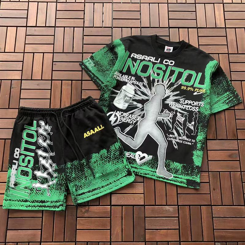 TOP PANTS THAT'S A AWFUL LOT OF COCKS& ASAALI T-SHIRT SHORTS 77072284
