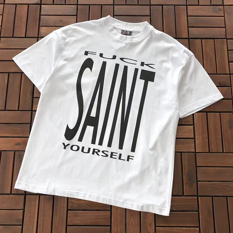 SAINT MICHAEL T-SHIRT 55020573 (im 176CM 58KG iwear size S in the photo)
