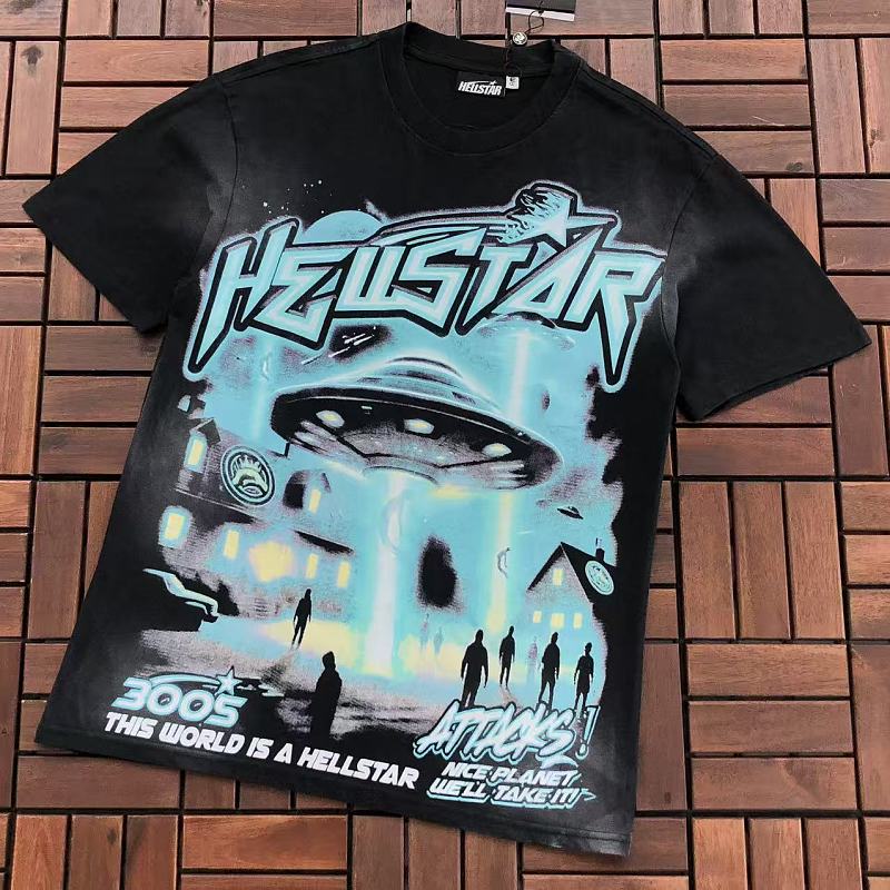 HELLSTAR T-SHIRT 55062169 (im 180CM 68KG iwear size S in the photo)