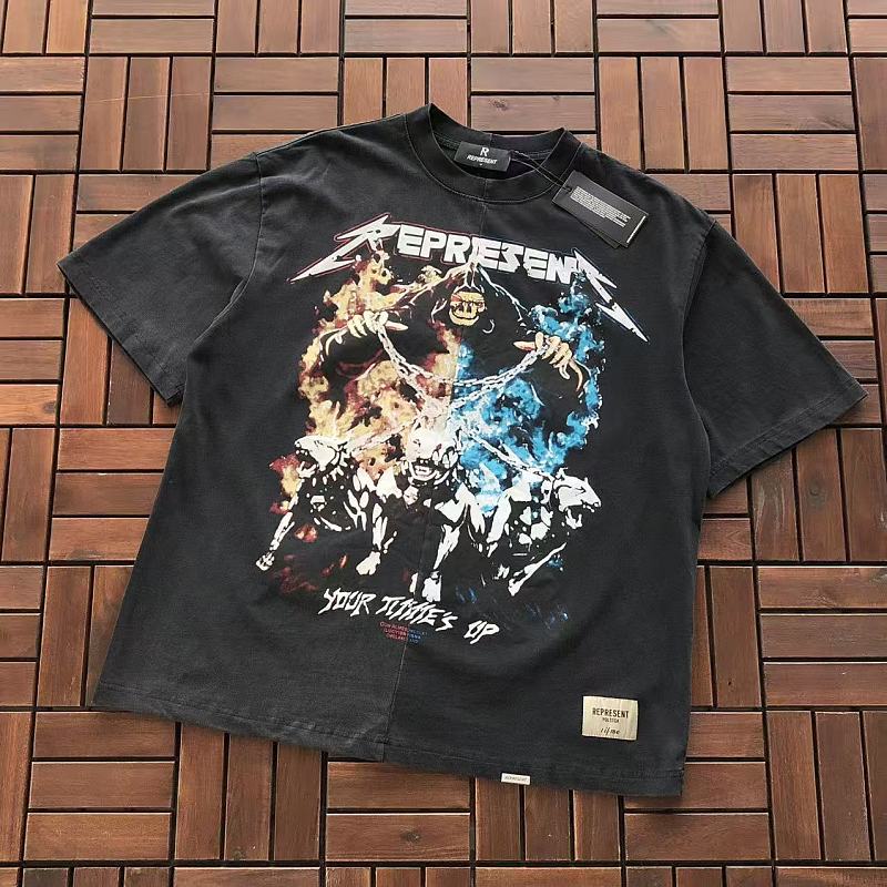 REPRESENT T-SHIRT 77052436 (im 185CM 70KG iwear size M in the photo)
