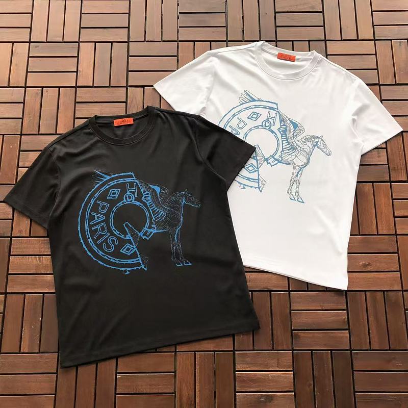HERMES T-SHIRT 77051810 (im 185CM 80KG iwear size L in the photo)