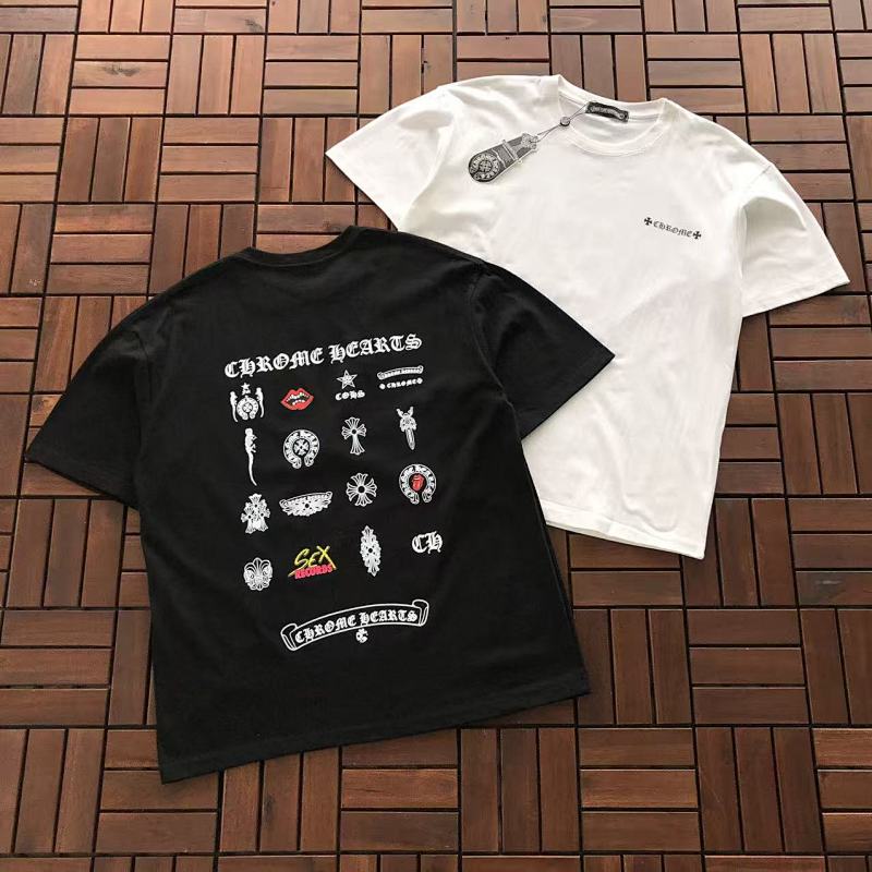 CHROME HEARTS T-SHIRT 77041042 (im 185CM 70KG iwear size M in the photo)