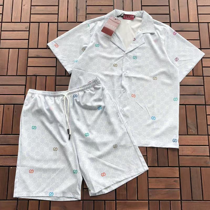 GUCCI T-SHIRT SHIRT SHORTS 77041361 (im 185CM 80KG iwear size L in the photo)