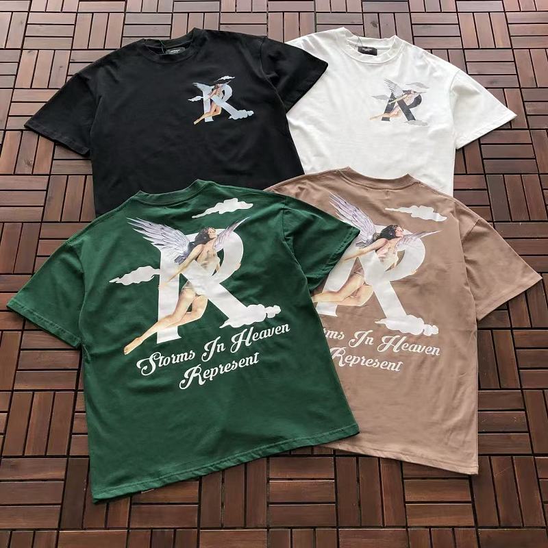 REPRESENT T-SHIRT 77060101 (im 185CM 70KG iwear size L in the photo)