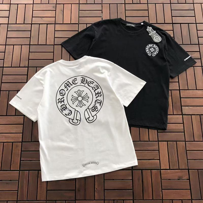 CHROME HEARTS T-SHIRT 77052735 (im 185CM 80KG iwear size M in the photo)