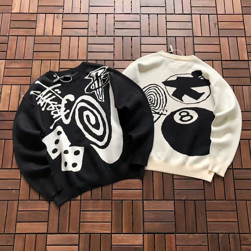 STUSSY & NIKE SWEATER 44121503 (im 180CM 68KG iwear size M in the photo)