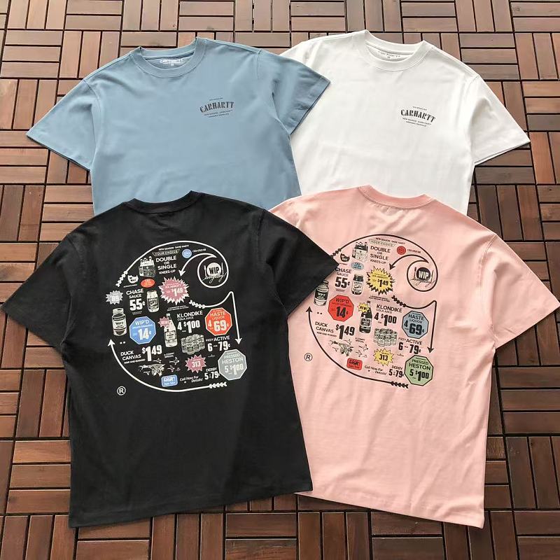 CARHARTT T-SHIRT 55041437 (im 185CM 80KG iwear size M in the photo)