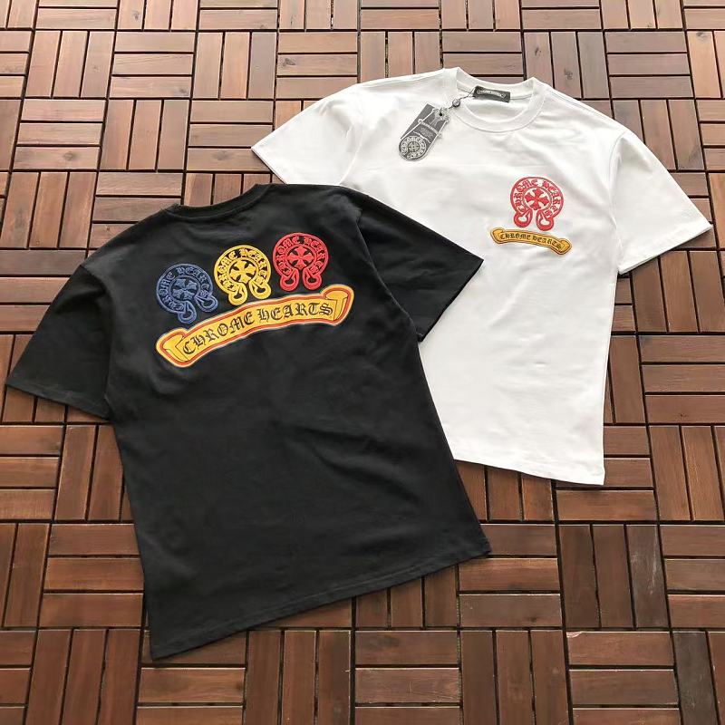 CHROME HEARTS T-SHIRT 55061812 (im 180CM 68KG iwear size S in the photo)