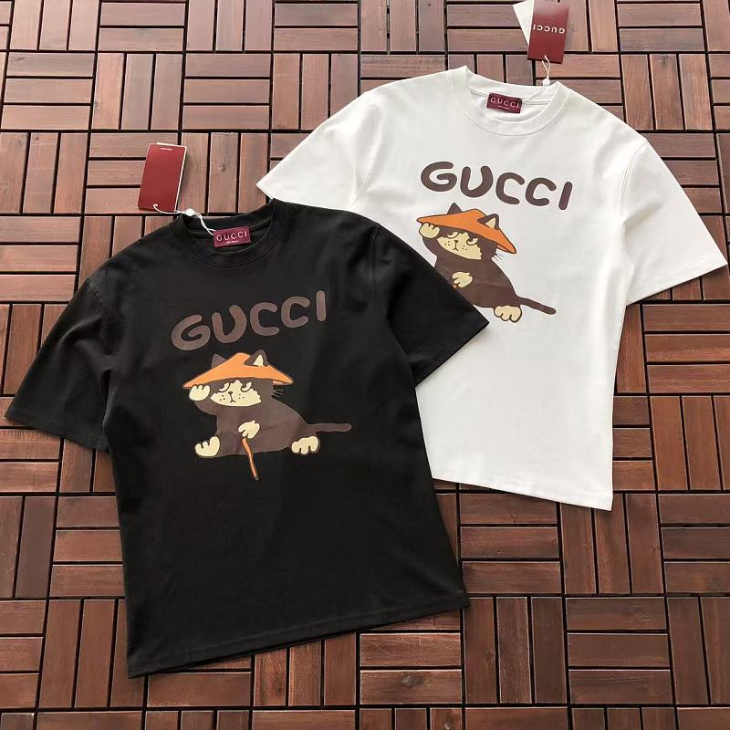 GUCCI T-SHIRT 88070213 (im 185CM 80KG iwear size L in the photo)