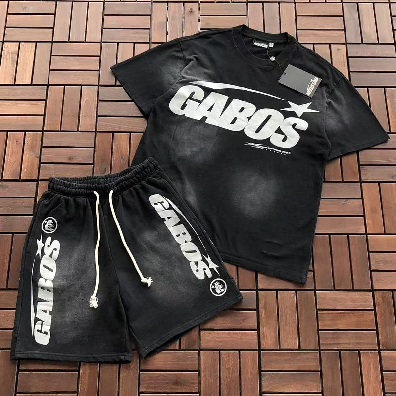 TOP PANTS HELLSTAR T-SHIRT SHORTS 55071571 (im 185CM 80KG iwear size S in the photo)