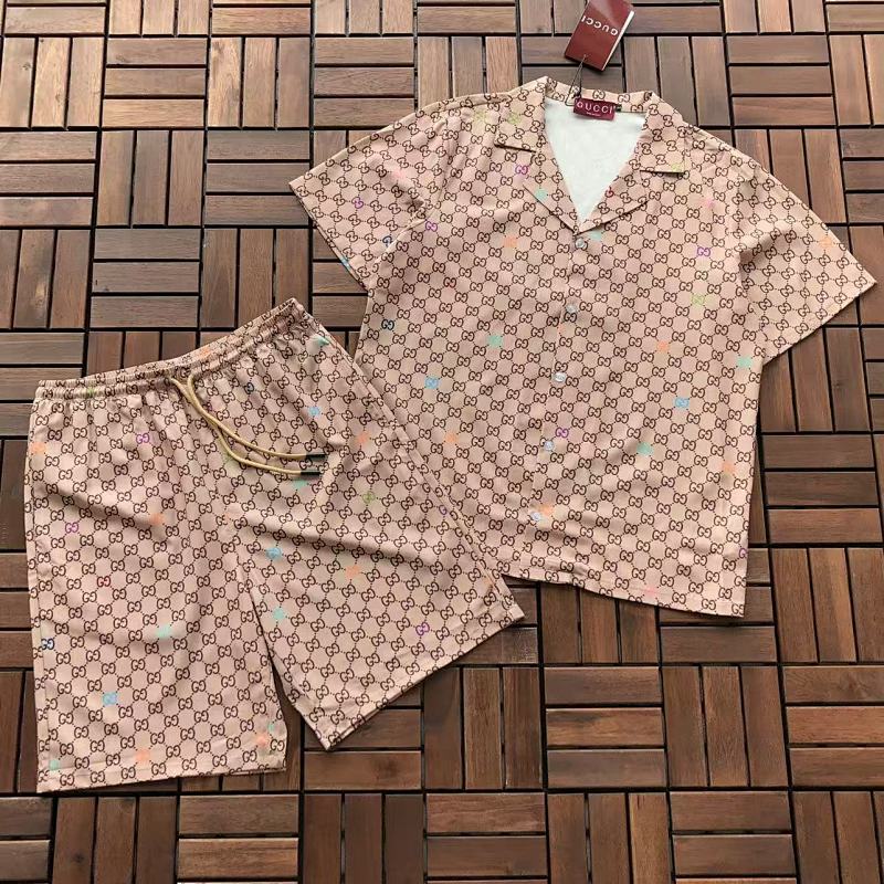 GUCCI T-SHIRT SHIRT SHORTS 55031843 (im 185CM 80KG iwear size L in the photo)