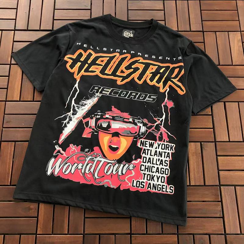 HELLSTAR T-SHIRT 33120438 (im 180CM 68KG iwear size XL in the photo)