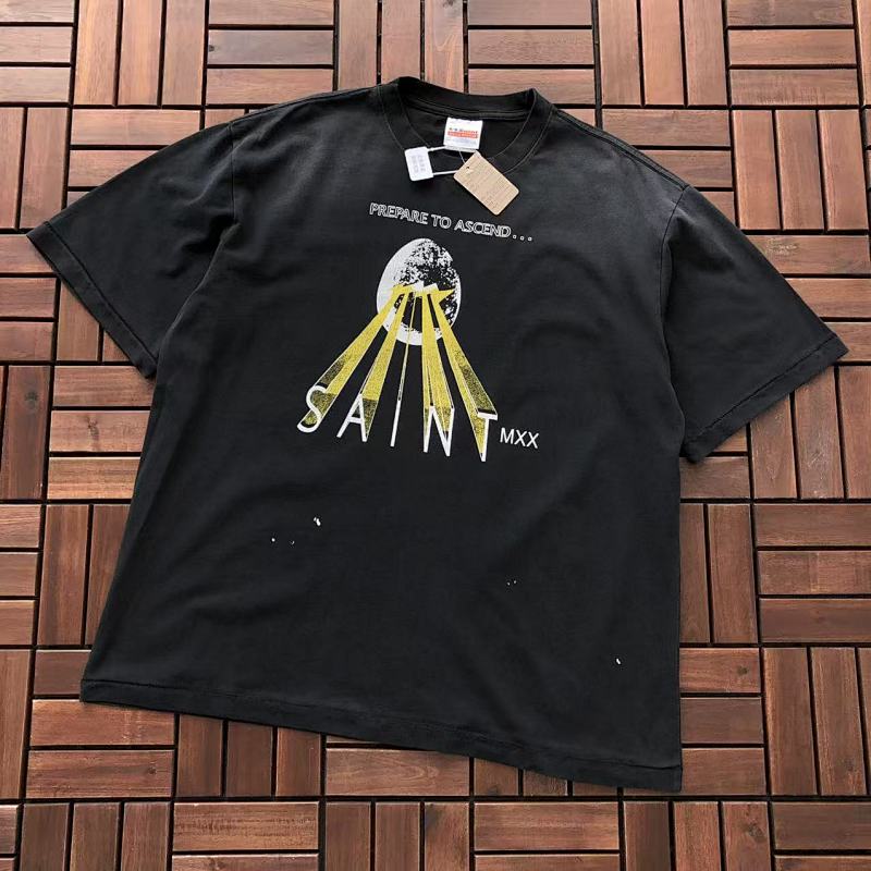 SAINT MICHAEL T-SHIRT 77011665 (im 176CM 58KG iwear size M in the photo)