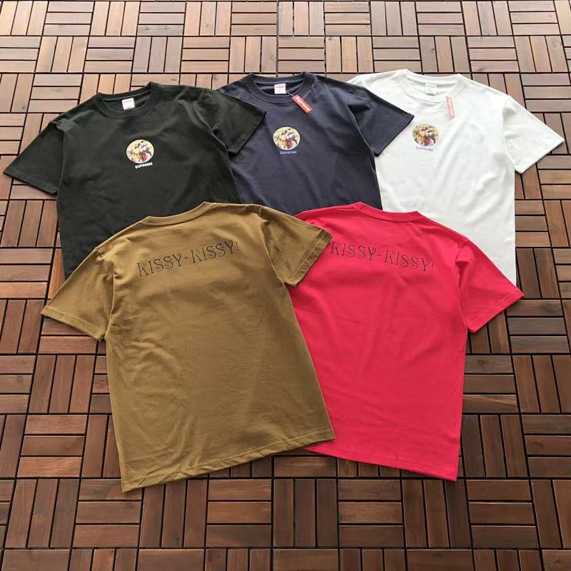 SUPREME T-SHIRT 55022761 (im 176CM 58KG iwear size M in the photo)