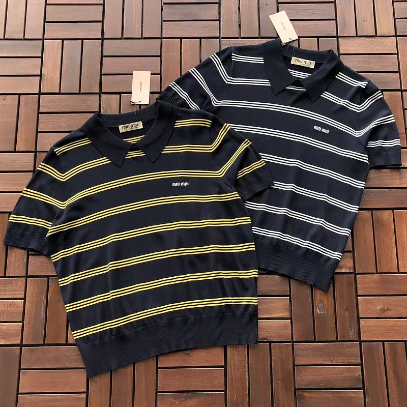 MIU MIU T-SHIRT SWEATER WOMAN 66052409