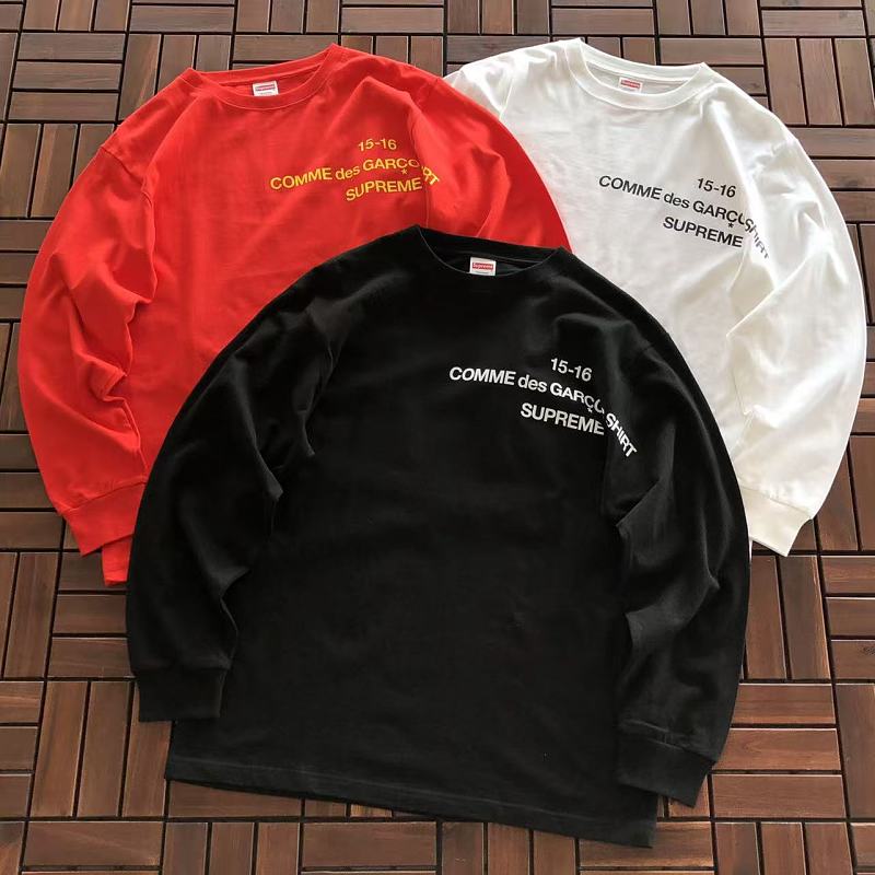 SUPREME LONG-SLEEVE 11111074 (im 185CM 80KG iwear size L in the photo)