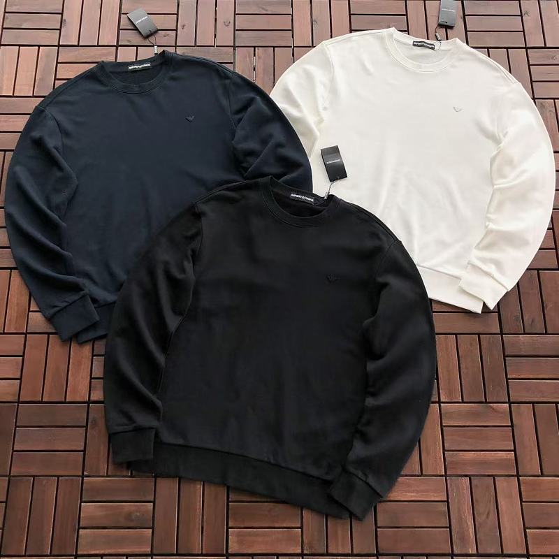 EMPORIO ARMANI SWEATER 66061518 (im 185CM 80KG iwear size L in the photo)