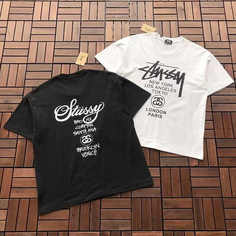 STUSSY T-SHIRT 88090666 (im 185CM 80KG iwear size M in the photo)