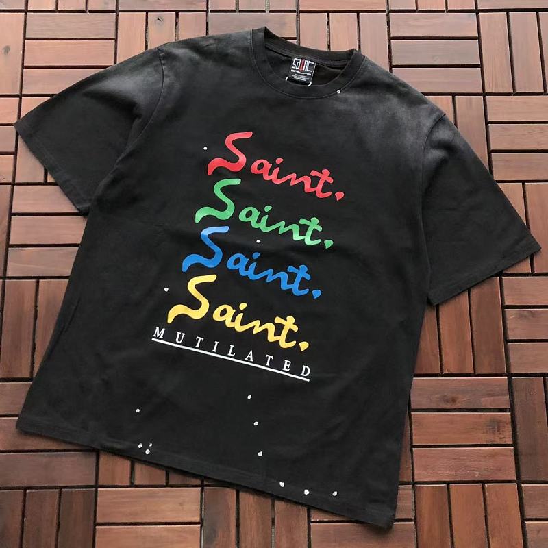 SAINT MICHAEL T-SHIRT 77042342 (im 176CM 58KG iwear size M in the photo)