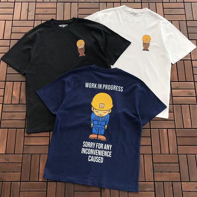 CARHARTT T-SHIRT 55041698 (im 180CM 68KG iwear size XL in the photo)
