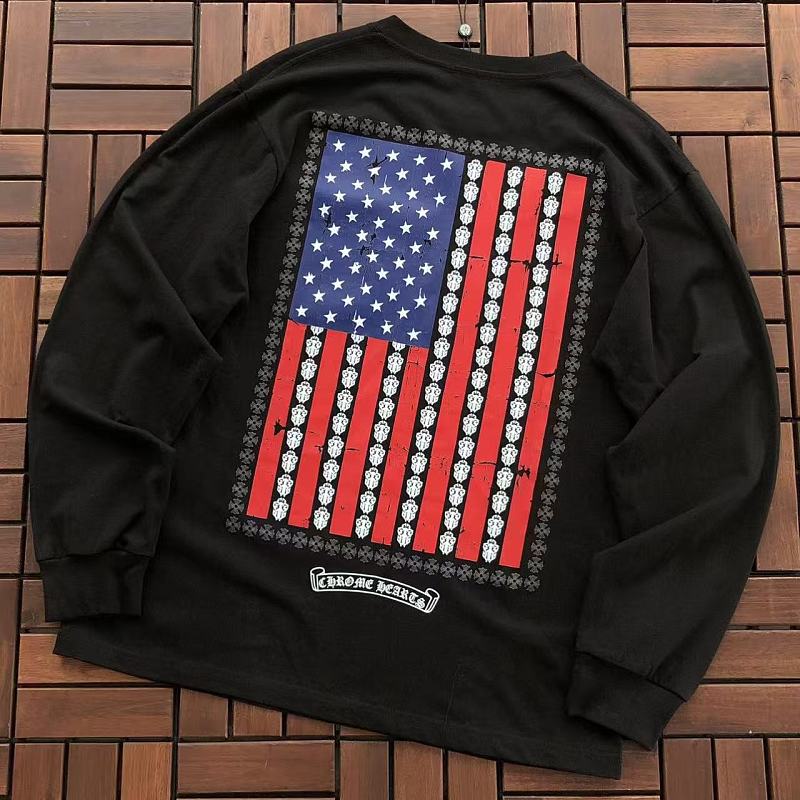 CHROME HEARTS LONG-SLEEVE 77071419 (im 185CM 70KG iwear size M in the photo)