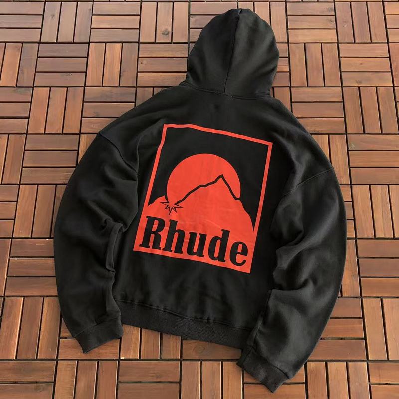 RHUDE HOODIE 33120956 (im 180CM 68KG iwear size M in the photo)