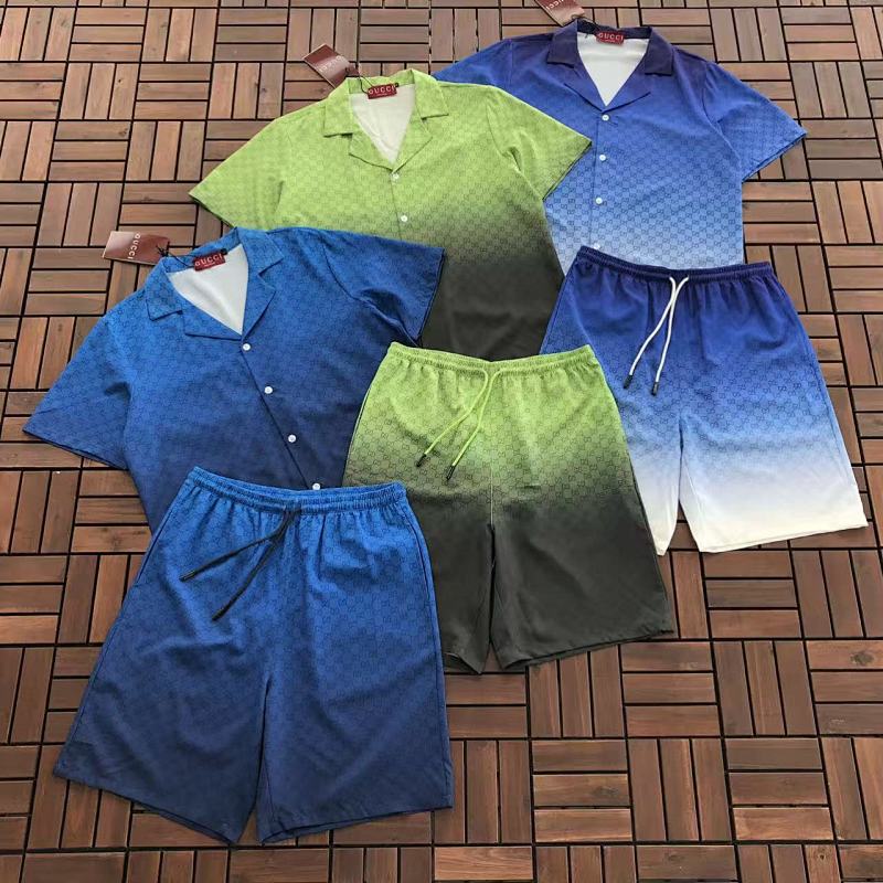 GUCCI T-SHIRT SHIRT SHORTS55031829 (im 185CM 80KG iwear size L in the photo)