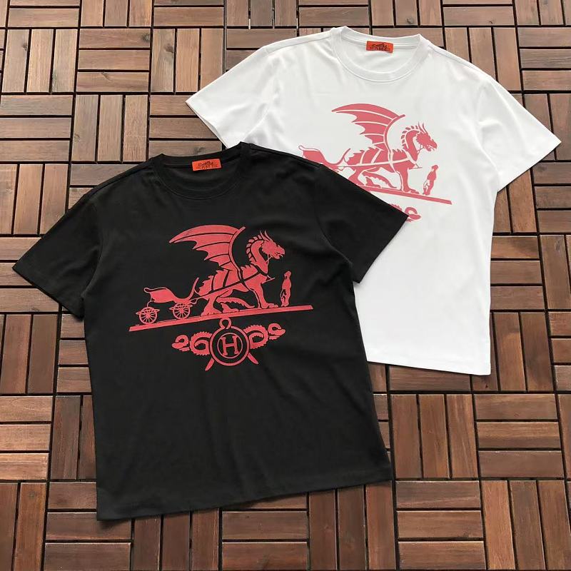 HERMES T-SHIRT 77051825 (im 185CM 80KG iwear size L in the photo)