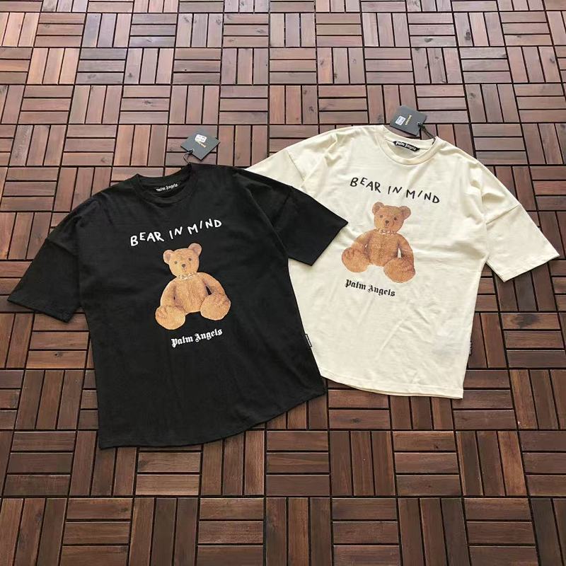 PALM ANGELS T-SHIRT 55010421 (im 176CM 58KG iwear size M in the photo)