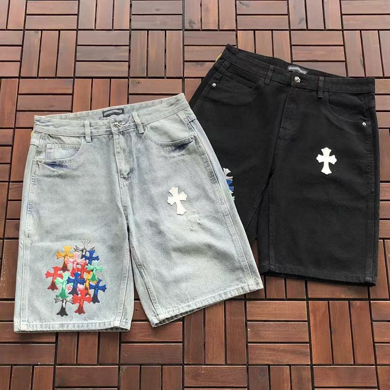 CHROME HEARTS SHORTS JEANS 55070389 (im 185CM 70KG iwear size L in the photo)
