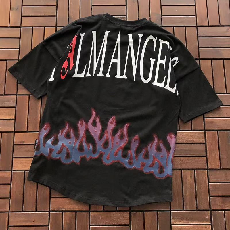 PALM ANGELS T-SHIRT 55050641 (im 185CM 70KG iwear size M in the photo)