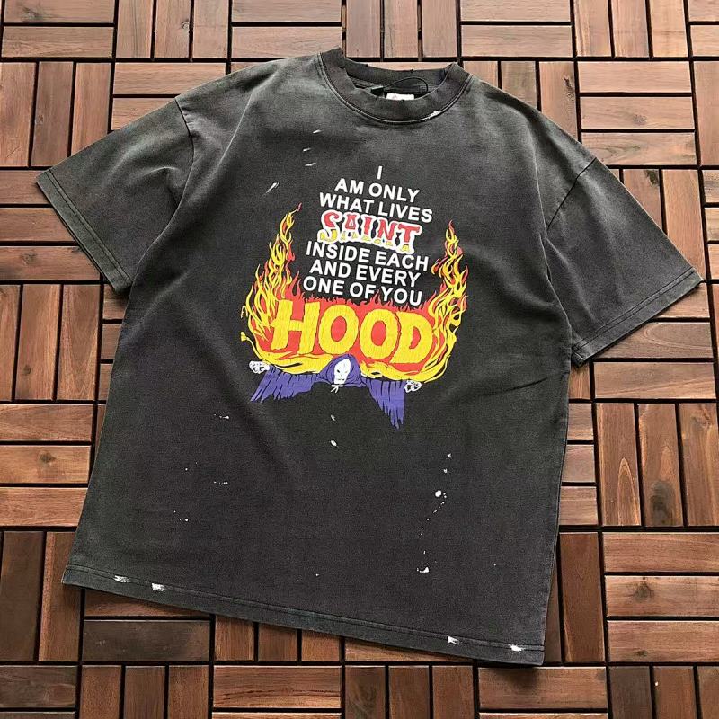 SAINT MICHAEL & NEIGHBORHOOD T-SHIRT 55020503 (im 176CM 58KG iwear size S in the photo)