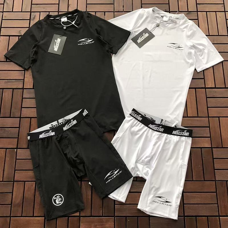 TOP PANTS HELLSTAR T-SHIRT SHORTS 55082830