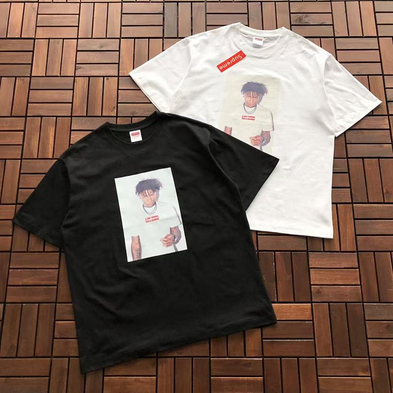 SUPREME T-SHIRT 11112124 (im 176CM 58KG iwear size XL in the photo)