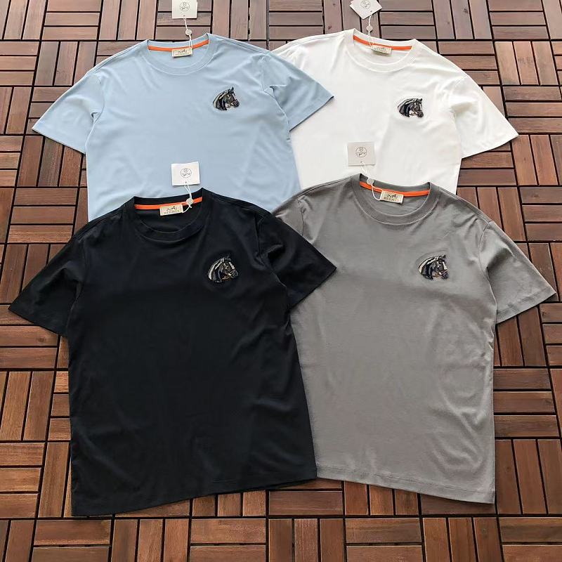 HERMES T-SHIRT 66052204 (im 185CM 80KG iwear size L in the photo)