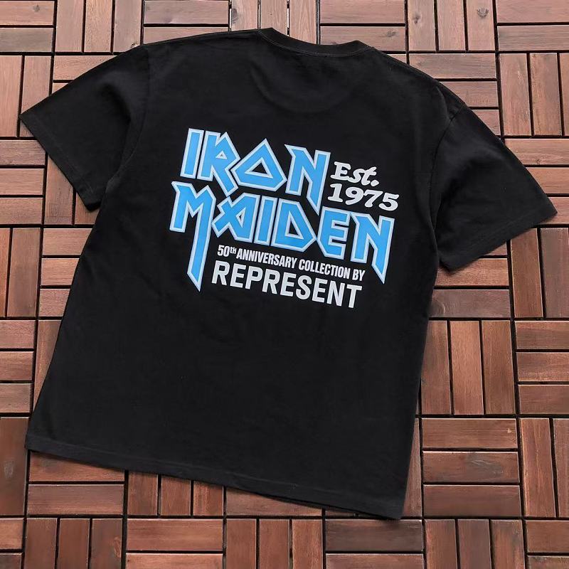 REPRESENT & LRON MAIDEN T-SHIRT 66061445 (im 185CM 80KG iwear size L in the photo)