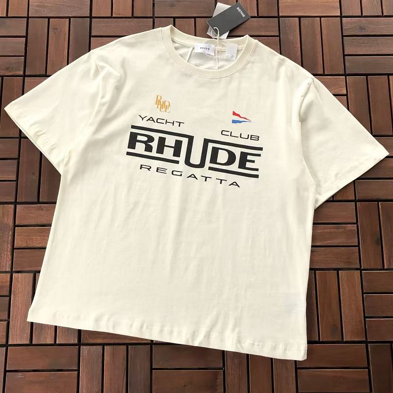 RHUDE T-SHIRT 77042247 (im 185CM 80KG iwear size M in the photo)