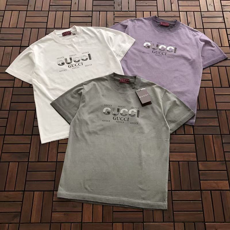 GUCCI T-SHIRT 77012010 (im 176CM 58KG iwear size L in the photo)