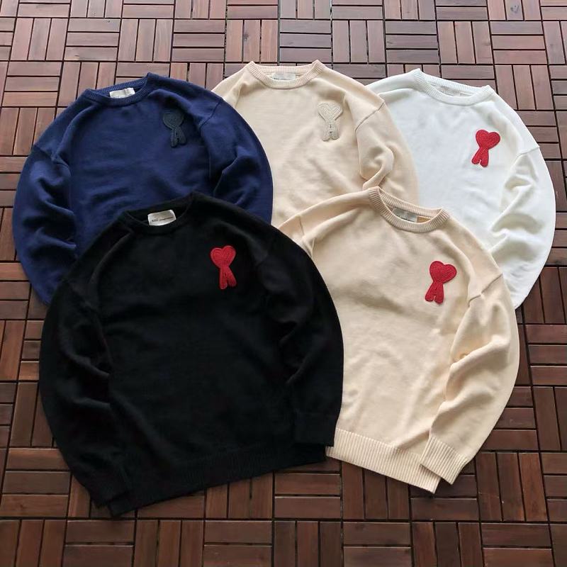 AMI SWEATER 77083103 (im 185CM 70KG iwear size M in the photo)