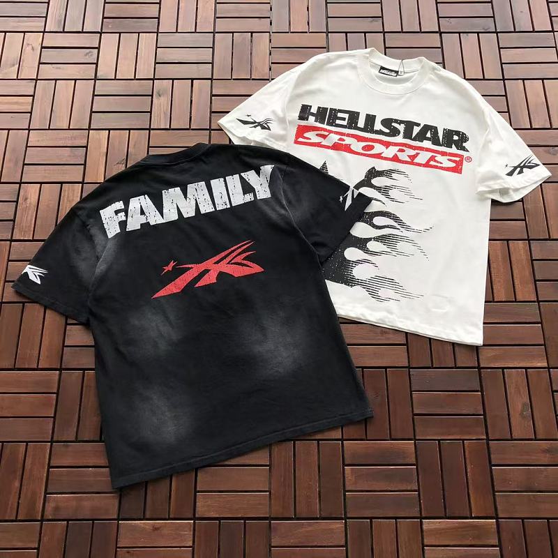 HELLSTAR T-SHIRT 55090113 (im 185CM 70KG iwear size M in the photo)