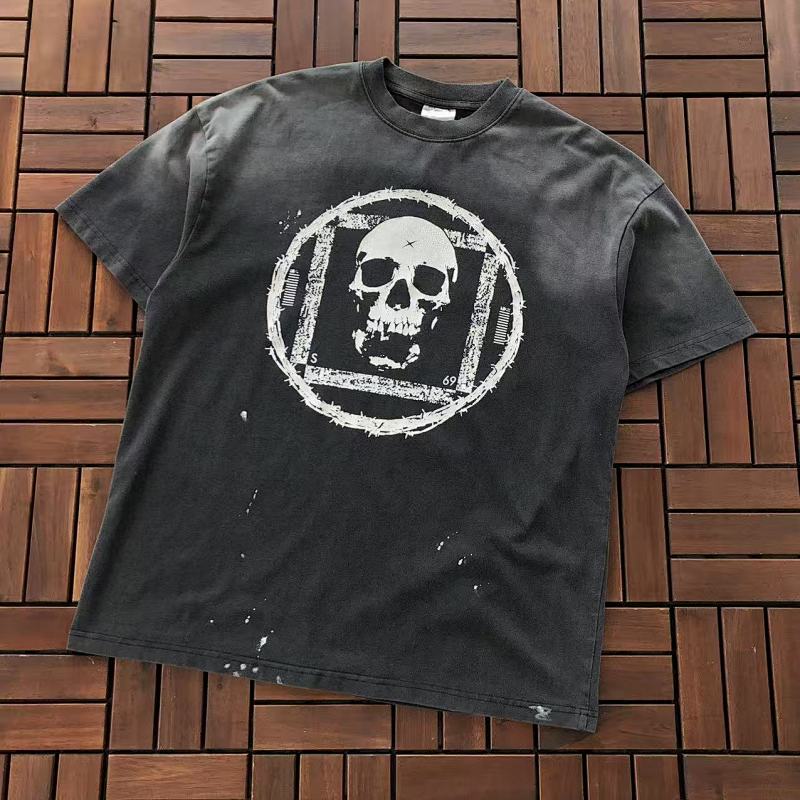 SAINT MICHAEL T-SHIRT 55041322 (im 185CM 70KG iwear size S in the photo)