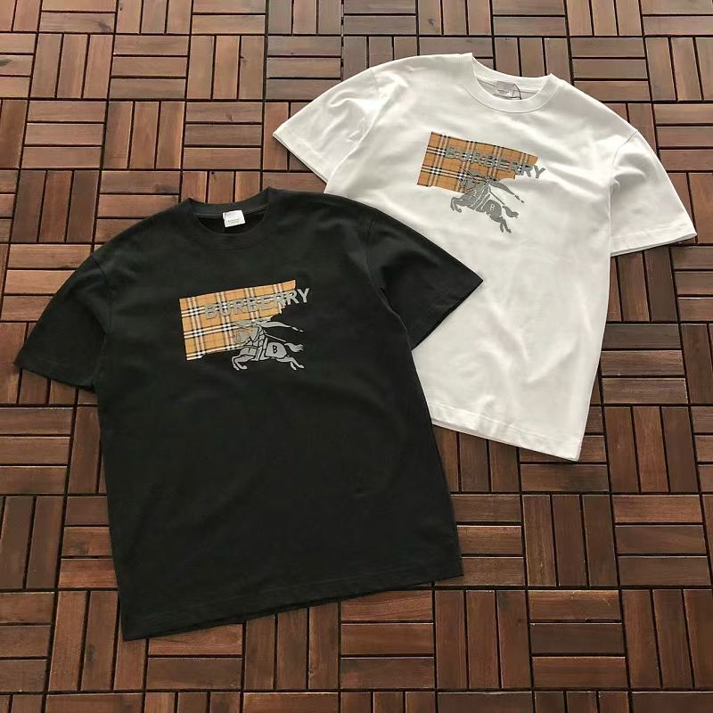 BURBERRY T-SHIRT 55050833 (im 185CM 70KG iwear size L in the photo)