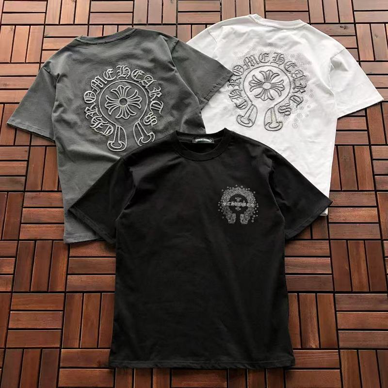 CHROME HEARTS T-SHIRT 11092556 (im 180CM 68KG iwear size S in the photo)