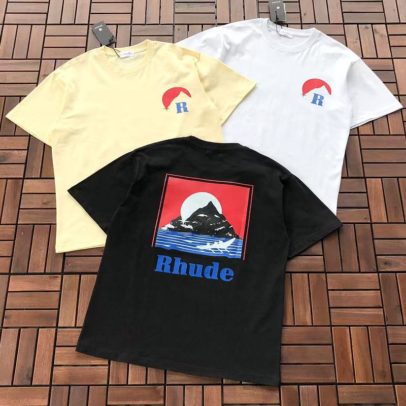 RHUDE T-SHIRT 55051512 (im 185CM 80KG iwear size S in the photo)