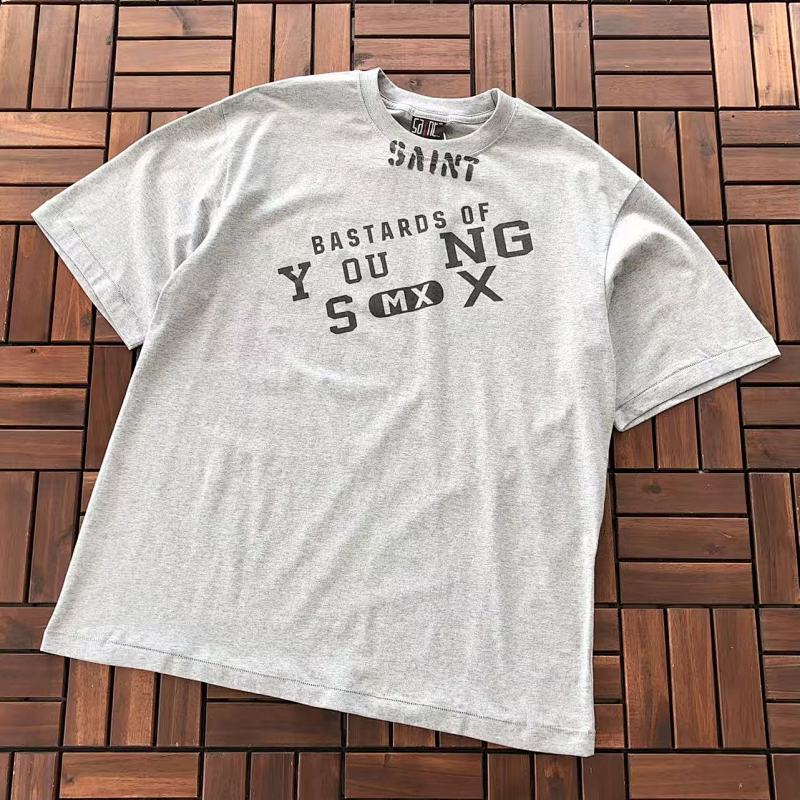 SAINT MICHAEL T-SHIRT 33121852 (im 180CM 68KG iwear size M in the photo)