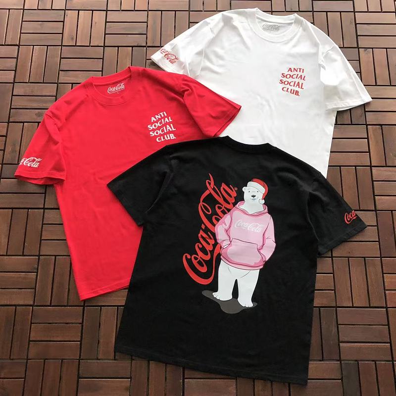 ANTI SOCIAL SOCIAL CLUB & COCACOLA T-SHIRT 55041610 (im 185CM 70KG iwear size L in the photo)